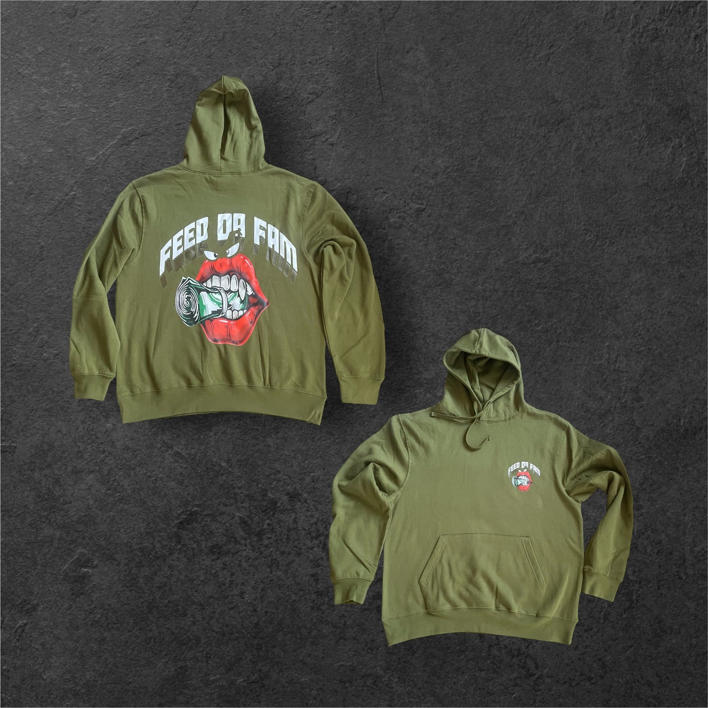 FDF doo-doo green hoodie